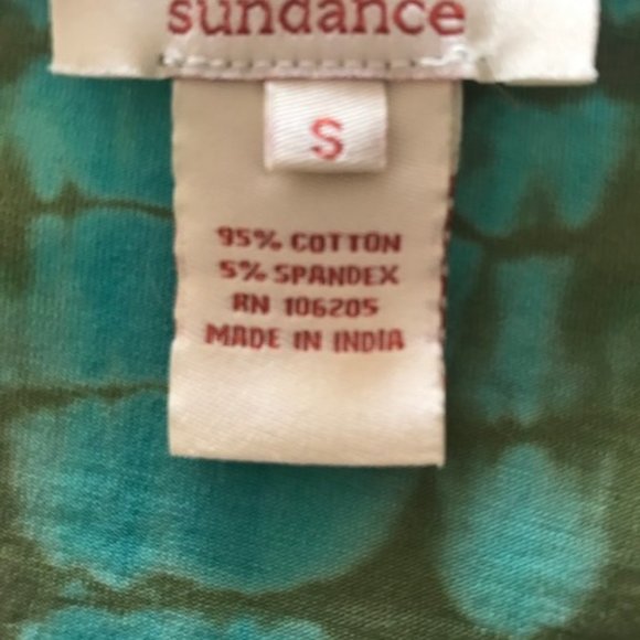 SUNDANCE CATALOGUE Boho Tie-Dyed Empire Tunic - S - Picture 8 of 8